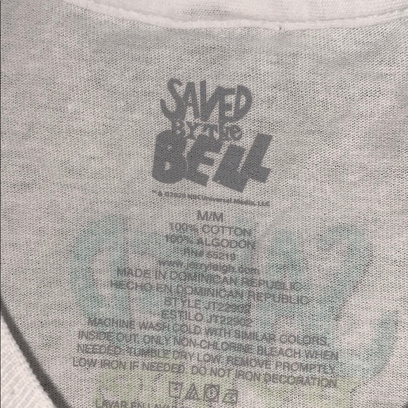 Saved by the bell Zach & Kelly graphic shirt NWT - Picture 3 of 8